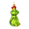 Load image into Gallery viewer, Emerald Frog Prince Premium christmas glass ornament 2020-010