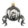 Load image into Gallery viewer, Spider in Love - Charming Glass Decoration. Handmade Glass Christmas ornament. 2020-059