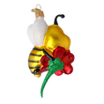 Bild in die Galerieansicht laden, Sweet Bee Blossom Handmade Glass Christmas ornament bee 2020-114
