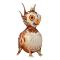Load image into Gallery viewer, Twilight Owl Handmade Glass Christmas ornament 2020-170