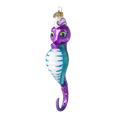Załaduj obraz do przeglądarki galerii, Neptunus seahorse. Handmade Glass Christmas ornament. 2020-239