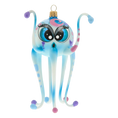 Load image into Gallery viewer, Octopus from the Fairy Ocean. Handmade Glass Christmas ornament.
