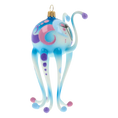 Load image into Gallery viewer, Octopus from the Fairy Ocean. Handmade Glass Christmas ornament.