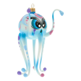 Load image into Gallery viewer, Octopus from the Fairy Ocean. Handmade Glass Christmas ornament.