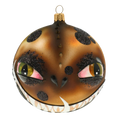 Load image into Gallery viewer, Smiling Dragon. Handmade Glass Christmas ornament.