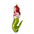 Load image into Gallery viewer, Fairy Tale Mermaid. Handmade Glass Christmas ornament. 2020-277