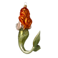Load image into Gallery viewer, Nereid Mermaid. Handmade Glass Christmas ornament. 2020-281