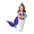 Load image into Gallery viewer, Mermaid Oceania. Handmade Glass Christmas ornament. 2020-283