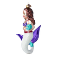 Load image into Gallery viewer, Mermaid Oceania. Handmade Glass Christmas ornament. 2020-283