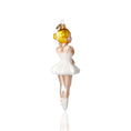 Load image into Gallery viewer, Ballerina - Ballerina in White. Handmade Glass Christmas ornament.