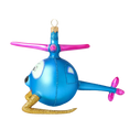 Load image into Gallery viewer, Sky Whirly the Helicopter Glass Christmas ornament free blowing