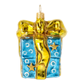 Cargar imagen en el visor de la galería, Azure Gilded Gift Premium christmas glass ornament 2020-315