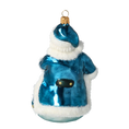 Load image into Gallery viewer, Winter Magic Trio Handmade Glass Christmas Ornaments Santa Claus