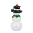 Load image into Gallery viewer, Jolly Frosty Snowman .Handmade Glass Christmas ornament
