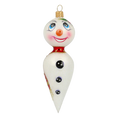 Load image into Gallery viewer, Frosty Cheer Handmade Snowman Glass Christmas ornament
