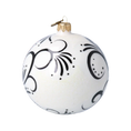 Load image into Gallery viewer, Mexican Snowman Charm. Handmade Glass Christmas ornament.
