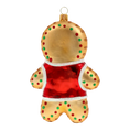 Load image into Gallery viewer, Gingerbread Man. Handmade Glass Christmas ornament.