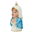 Load image into Gallery viewer, Mary. Handmade Glass Christmas ornament. 2020-518