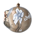 Load image into Gallery viewer, Champagne Holy Family Premium christmas glass ornament 2020-561