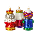Załaduj obraz do przeglądarki galerii, The Three Kings of Christmas Night. Handmade Glass Christmas ornament. 2020-585