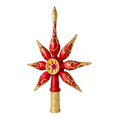 Charger l'image dans la visionneuse de la galerie, Ruby Star Spike. Handmade Glass Christmas ornament. 2020-675