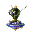 Load image into Gallery viewer, Galactic Visitor Glass Alien Handmade free blown decoration glass Christmas tree ornament