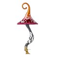 Load image into Gallery viewer, Honeyglow Toadstool Mushroom Handmade Glass Christmas ornament 2021-057