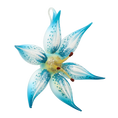 Cargar imagen en el visor de la galería, Azure Starlight Lily Premium christmas glass ornament 2021-087