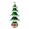 Load image into Gallery viewer, Evergreen Elegance Christmas Tree Handmade Glass Christmas ornament Glass Reflector Ornament 2021-132