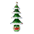 Load image into Gallery viewer, Evergreen Elegance Christmas Tree Handmade Glass Christmas ornament Glass Reflector Ornament 2021-132