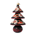 Load image into Gallery viewer, Midnight Bloom Tree Handmade Glass Christmas ornament