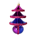 Load image into Gallery viewer, Twilight Carnival Tree Handmade Glass Christmas ornament