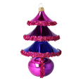 Load image into Gallery viewer, Twilight Carnival Tree Handmade Glass Christmas ornament