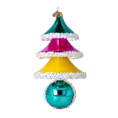 Load image into Gallery viewer, Sweetberry Tree Handmade Glass Christmas ornament free blown glass