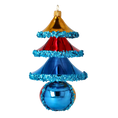 Load image into Gallery viewer, Jewel Prism Tree Handmade Glass Christmas ornament