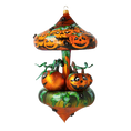 Load image into Gallery viewer, Pumpkin Carousel Whirling Pumpkin Parade Halloween Handmade Glass Christmas ornament 2021-205