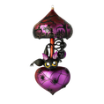 Load image into Gallery viewer, Midnight Bat Carousel Halloween Spider Carousel Handmade Glass Christmas ornament 2021-206