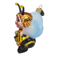 Load image into Gallery viewer, Honeybee Girl Ornament Handmade Glass Christmas ornament bee