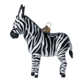 Загрузить изображение в просмотрщик галереи, Serengeti Zebra Premium christmas glass ornament 2022-021