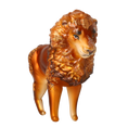 Load image into Gallery viewer, Golden Mane Lion Glass Ornament Handmade Glass Christmas ornament. 2022-023