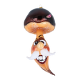 Load image into Gallery viewer, Cheerful Forest Grandpa Mushroom Handmade Glass Christmas ornament 2022-208