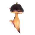 Load image into Gallery viewer, Cheerful Forest Grandpa Mushroom Handmade Glass Christmas ornament 2022-208