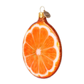 Load image into Gallery viewer, Orange slice. Handmade Glass Christmas ornament. 2022-241