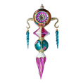 Load image into Gallery viewer, Gilded Garden Solstice | Hand-Painted Glass Ornament | Blubom 2022-258