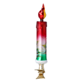 Charger l'image dans la visionneuse de la galerie, Christmas Candle. Handmade Glass Christmas ornament. 2022-263