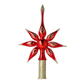 Charger l'image dans la visionneuse de la galerie, Red star. Handmade Glass Christmas ornament. 2022-293