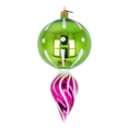 Load image into Gallery viewer, Vintage-Inspired Glass Drop Handmade Glass Christmas ornament