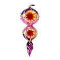 Load image into Gallery viewer, Royal Amethyst Handmade Glass Christmas ornament Retro Glass Reflector Ornament 2022-331