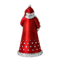 Load image into Gallery viewer, Christmas Santa - Guardian of the Stars. Handmade Glass Christmas ornament.