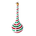 Load image into Gallery viewer, Candy Cane Drop Twist Handmade Glass Christmas ornament